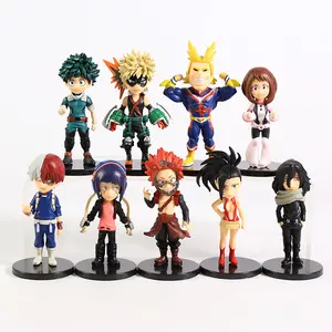 My Hero Academia Midoriya Bakugou Todoroki All Might Ochaco Kyoka Yaoyorozu Kirishima Azawa Figures Toys 9pcs 12pcs