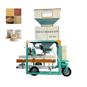 Chinese supplier manufacturers customized semi-automatic bag scale 15-50kg pellet feed packaging machine