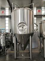 Fermenteur conique à double enveloppe sanitaire pour la fermentation de la bière artisanale et du vin de fruits