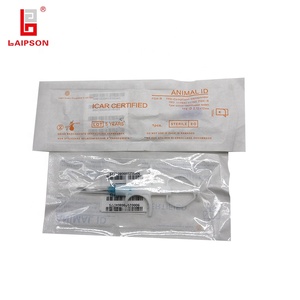 Étiquette d'oreille animale rfid LF 134.2khz à bas prix pour le suivi des chiens de compagnie - Product Image 4