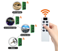 Moteur électrique RF 433 MHz pour stores, télécommande sans fil 10 canaux, interrupteur à code d'apprentissage, plastique, portée 100 m