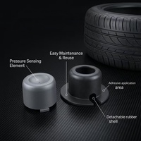Camion remorque TPMS 8 roues capteurs de Type de pâte interne en temps réel pneu en caoutchouc Air Tubeless système de surveillance de la pression des pneus