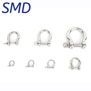 Grillete de arco SMD de acero inoxidable pulido con pasador de tornillo para industria pesada - Product Image 5