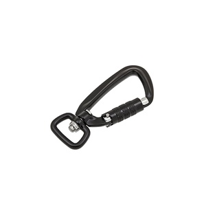 Tùy chỉnh 6061 hàng không hợp kim nhôm Dây Xích Chó Carabiner an toàn Snap móc tự động tự khóa xoay Lớp 4 quá trình oxy hóa điều trị - Product Image 6