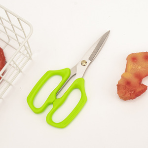 <b>Kitchen</b> <b>Scissors</b> Stainless Steel 4 In Green Straight Head Multi Functional Home Use - Product Image 2