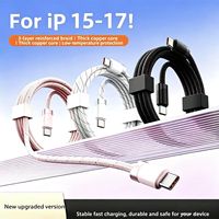 Kabel USB C ke USB C 100W Pengisian Cepat Transfer Data Mati Otomatis Nilon Kepang Paduan Aluminium 1.2m 2m