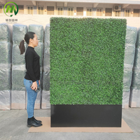 Mur Végétal Artificiel de Buis Personnalisé Panneaux Verticaux, Haies de Buis Artificielles en Plastique, Prix Usine, Vente OEM