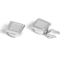 Boutons de manchette en métal pour vêtements, boutons de manchette, boucle tortue, bouton pression personnalisé