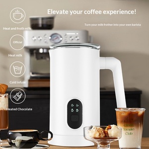 Espumador <span class=keywords><strong>de</strong></span> <span class=keywords><strong>Leche</strong></span> Multifunción y Vaporizador Eléctrico, Espumador <span class=keywords><strong>de</strong></span> <span class=keywords><strong>Leche</strong></span> Automático para Espuma Fría y Caliente - Product Image 6