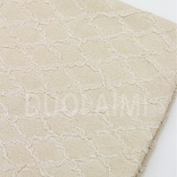Nouveau tissu brodé tridimensionnel à motif diamant, tissu tricoté texturé, vêtements pour femmes, textiles de maison, 100% polyester