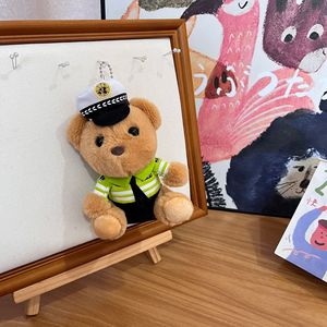 Tùy Chỉnh Gấu Bông Trong Sự Nghiệp Đồng Phục Cảnh Sát Cảnh Sát Giao Thông Cảnh Sát Đồ Chơi Sang Trọng Với Lưới Lót Cho Đảng Trang Trí - Product Image 4