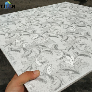 Panneau de plâtre laminé <span class=keywords><strong>en</strong></span> vinyle <span class=keywords><strong>Faux</strong></span> <span class=keywords><strong>plafond</strong></span> Panneaux de <span class=keywords><strong>plafond</strong></span> suspendus <span class=keywords><strong>en</strong></span> PVC 2X4 60X120 Feuille de vinyle pour <span class=keywords><strong>faux</strong></span> <span class=keywords><strong>plafond</strong></span> - Product Image 5