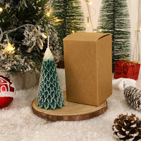 Meistverkaufte Hochwertige Elegante Handgemachte Sojawachs-Kerze in Tannenzapfenform Aromatherapie-Kerze Heimdekoration Weihnachtsschmuck Souvenir