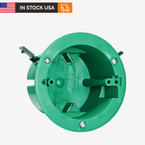 Caja <span class=keywords><strong>de</strong></span> Techo Redonda <span class=keywords><strong>de</strong></span> PVC para Trabajos Antiguos, 18 Pulgadas Cúbicas, para EE. UU. y Canadá, Caja <span class=keywords><strong>de</strong></span> Conexión Eléctrica Retrofit, Fácil Instalación, Certificación UL, Envío Rápido - Product Image 3