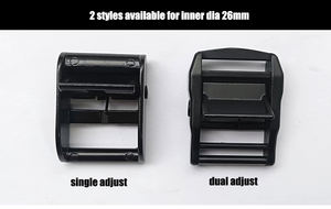 Boucle à came en nylon pour sac à dos, style pince, métal, 38 mm, <span class=keywords><strong>avec</strong></span> logo personnalisé - Product Image 4