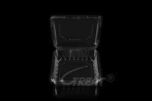 กล่องพลาสติก PET แบบฝาพับ สำหรับใส่ผลไม้ เช่น <span class=keywords><strong>เชอ</strong></span><span class=keywords><strong>ร์</strong></span><span class=keywords><strong>รี่</strong></span> ลิ้นจี่  แบบใช้แล้วทิ้ง สำหรับขายส่ง - Product Image 5