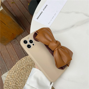 <span class=keywords><strong>Coque</strong></span> universelle antichoc pour <span class=keywords><strong>mi</strong></span> <span class=keywords><strong>11t</strong></span>, étui de téléphone portable en silicone avec nœud en cuir - Product Image 5
