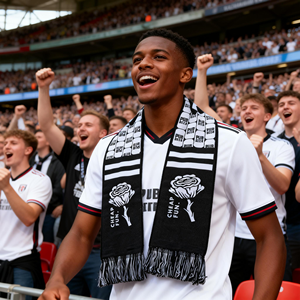 Bufanda de abanico reversible de alta calidad, ecológica, impermeable, extra suave, con logotipos llamativos, ideal para regalos en ferias comerciales, te mantiene abrigado durante toda la temporada. - Product Image 2