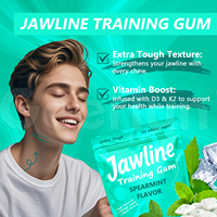 Geerlun Vente en gros Chewing-gum extra résistant et fortifiant avec Vitamine D3 K2 pour la santé osseuse, OEM, Chewing-gum ultra dur pour l'exercice de la mâchoire