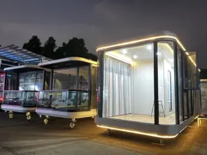 High Quality Cheap Prefab Houses Container Home Mobile Capsule Tiny House Luxury Hotels Container Homes For Camping
