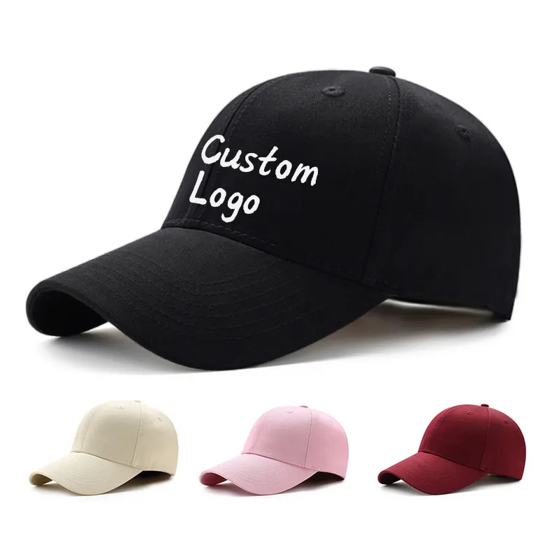 OEM/ODM Hochwertige Hüte mit individuellem Stick logo Unisex Kids Adults Running Sports Baseball Caps Verstellbare Schnalle