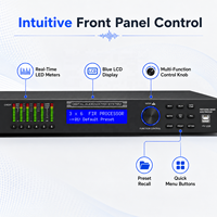 Système d'équipement sonore de scène professionnel TC306, processeur audio numérique DSP professionnel