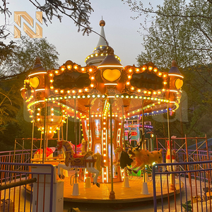 Carrousel à chevaux antique Nova Rides 16 places en fibre de verre et acier – Manèges de fête foraine pour adultes à vendre – <span class=keywords><strong>Prix</strong></span> des manèges de divertissement - Product Image 5