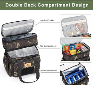 Muestra Gratis, Bolsa Térmica para Almuerzo de Nuevo Estilo, Bolsa Impermeable de Gran Capacidad para Exteriores, Bolsa Térmica Portátil de Doble Capa para Picnic - Product Image 2