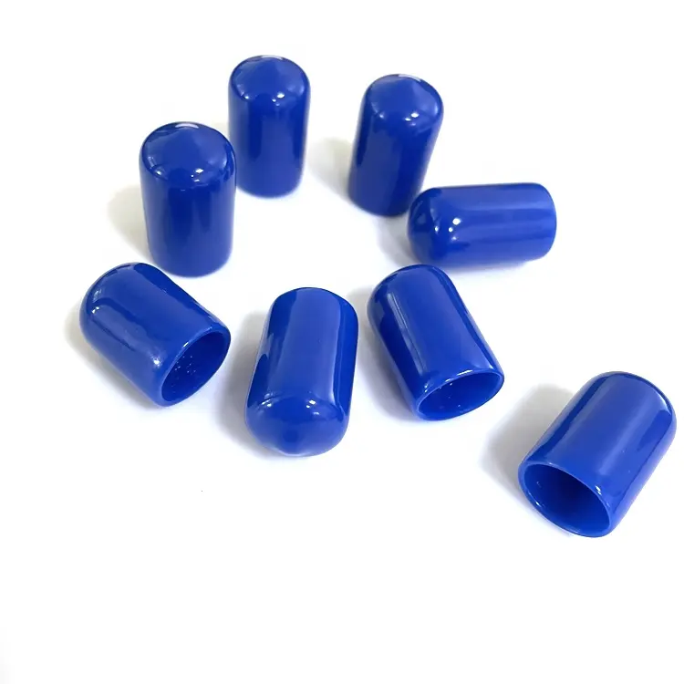 Factory supply flexible soft pvc dip molding vinyl end cap pvc end cap pipe end caps