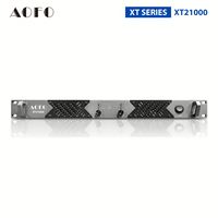 Amplificateur audio numérique professionnel de classe D à 2 canaux haute puissance 1000W avec PFC pour enceintes de scène et caissons de basses