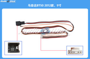 การติดตั้งแผงหน้าปัดวิทยุอัตโนมัติเฟรม9 "<span class=keywords><strong>ส</strong></span>ำหรับ MAZDA <span class=keywords><strong>BT50</strong></span>แดชบอร์ด refitting fascia panelmazda <span class=keywords><strong>BT50</strong></span> - Product Image 5