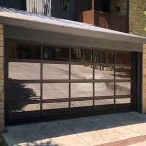 Style américain personnalisé automatique noir cadre en aluminium isolé réfléchissant finition miroir panneau <span class=keywords><strong>de</strong></span> verre sectionnel <span class=keywords><strong>porte</strong></span> <span class=keywords><strong>de</strong></span> <span class=keywords><strong>garage</strong></span> <span class=keywords><strong>pour</strong></span> <span class=keywords><strong>2</strong></span> <span class=keywords><strong>voitures</strong></span> - Product Image 6