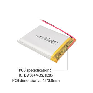 Аккумулятор UFX105060 HT 3.7V 3500mAh Li-Polymer для портативных зарядных устройств, портативных колонок и светодиодных фонарей - Product Image 3