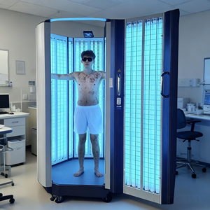 Cabina de Fototerapia Ultravioleta B (NB-UVB) de Banda Estrecha Kernel KN 4001 para Uso Hospitalario, para Tratar Eczema Corporal / Dermatitis Atópica - Product Image 1