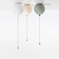 Lustre d'éclairage de plafond pour enfants LED moderne nordique pour salon avec décor de lampes de plafond de ballon à bulles colorées