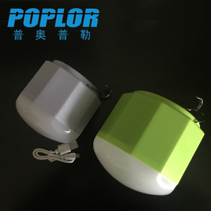 ไฟฉุกเฉิน LED poplor 30 50W ตั้งแคมป์กลางแจ้งพร้อมชาร์จ USB หรี่แสงได้สามระดับ - Product Image 3