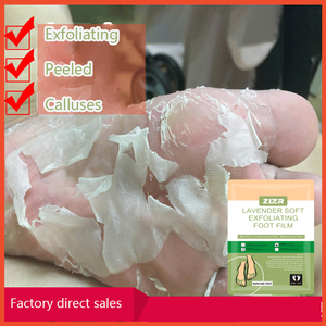 Masque pour les pieds à la lavande biologique naturelle, marque privée, nourrissant, blanchissant, hydratant, exfoliant doux - Product Image 2