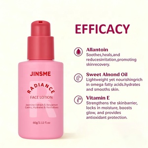 Lotion Visage Revitalisante Personnalisée OEM/ODM Marque Privée 60g Jasmin Bergamote Vitamine E Hydratante Rafraîchissante - Product Image 5