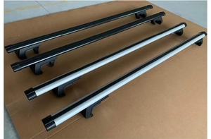 Barres de <span class=keywords><strong>toit</strong></span> en alliage d'aluminium de 120 cm, 2 pièces, rails transversaux avec porte-bagages, porte-vélos pour voitures, <span class=keywords><strong>barre</strong></span> de <span class=keywords><strong>toit</strong></span> latérale par côté - Product Image 4