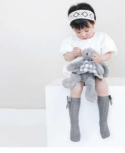 Gran oferta de calcetines de algodón para bebé, <span class=keywords><strong>medias</strong></span> de tobillo alto de estilo español para niñas, calcetines informales transpirables de punto antideslizantes para el verano - Product Image 2