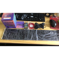 Pantalla LED Flexible Ultrafina, Control por Aplicación Bluetooth, Letrero Desplazable con Animación DIY para Decoración de Fiestas, Conciertos y Festivales