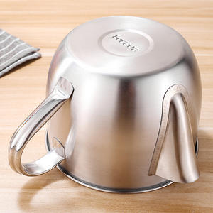 Filtre à graisse et à huile en acier inoxydable SYH575 pour cuisine, outil de séparation de la graisse des sauces et des soupes, idéal pour la cuisson domestique - Product Image 5