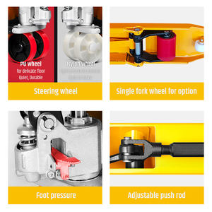 Efficiency Expert Extensión personalizada larga horquilla Pallet Jack Manual <span class=keywords><strong>Segunda</strong></span> <span class=keywords><strong>mano</strong></span> Pallet TruckWarehouse Titan - Product Image 6
