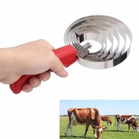 Peigne à dents de scie de haute qualité pour bétail, chevaux et moutons, équipement vétérinaire à prix d'usine