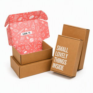 Caja de Envío Corrugada con Cierre Automático, para Suscripciones de Comercio Electrónico, Ropa, Libros, Impresión Personalizada de Fábrica - Product Image 4