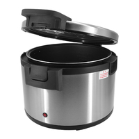 Réchauffeur de riz électrique industriel Pot 120v 105w 100 Cup Hotel Buffet Set Thermique pour Restaurant 22l Réchauffeur de riz commercial