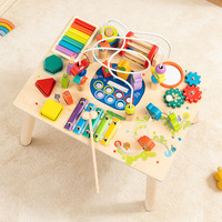 Table d'activités pour tout-petits avec logo personnalisé, écologique, jeu de pêche interactif pour les enfants d'âge préscolaire, jouet éducatif pour la salle de jeux