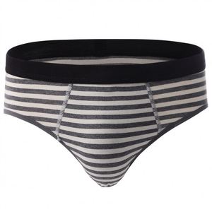 Caleçons pour hommes en coton respirant, slips rayés, sous-vêtements sexy pour hommes - Product Image 1