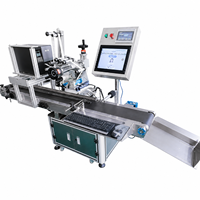 Machine d'étiquetage automatique pour bouteilles, bocaux, conteneurs, étiquettes d'orientation et placement précis