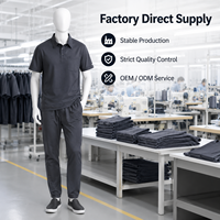 Polo de travail personnalisé pour homme avec logo, ensemble uniforme à col rabattable, manches courtes, t-shirt décontracté pour personnel avec poche, antibactérien